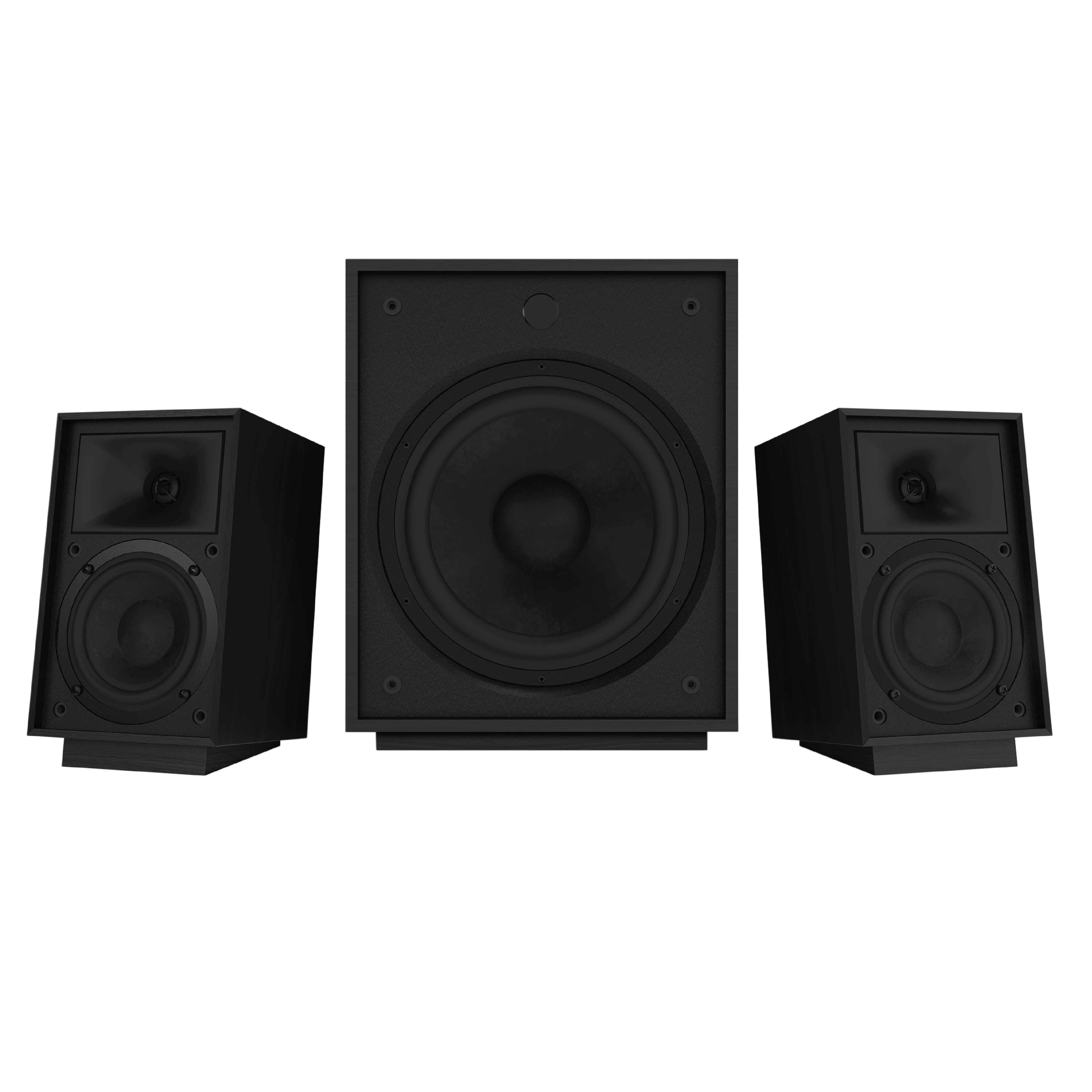 Promedia Heritage 2.1 Black with Grilles off